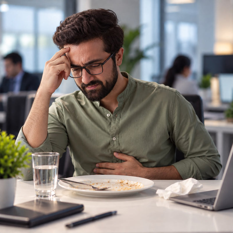Why does my stomach burn after every meal?